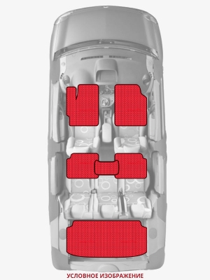 ЭВА коврики «Queen Lux» комплект для Buick Roadmaster (6G)