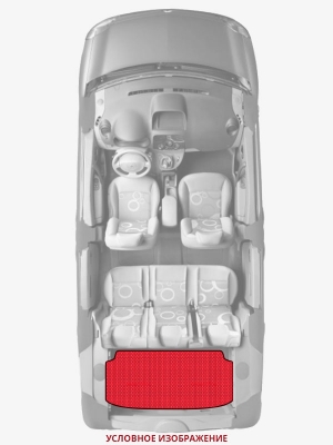 ЭВА коврики «Queen Lux» багажник для Honda Today (JA2, JA3)